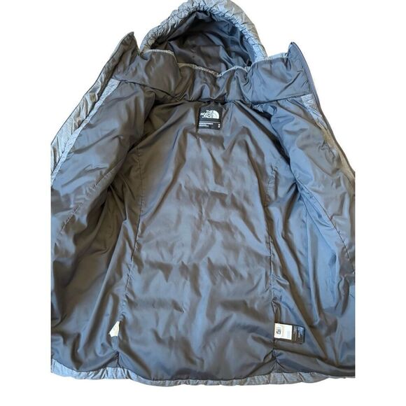 The North Face Women’s Gotham Puffer Jacket size M Gray Hooded Down - Picture 7 of 12